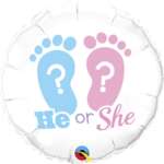 Gender Reveal 18" Foil Balloons (Click for Various Designs)