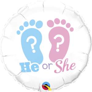 Gender Reveal 18" Foil Balloons (Click for Various Designs)