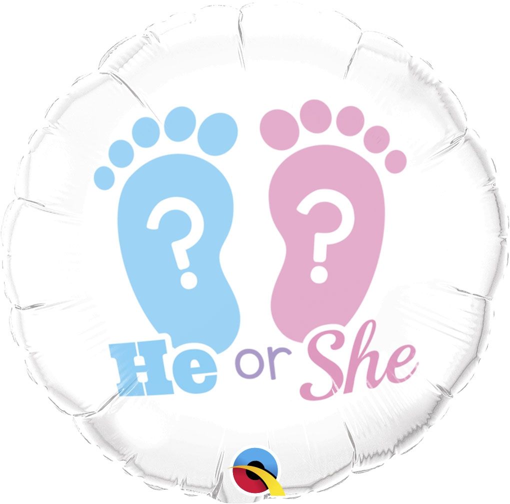Gender Reveal 18" Foil Balloons (Click for Various Designs)