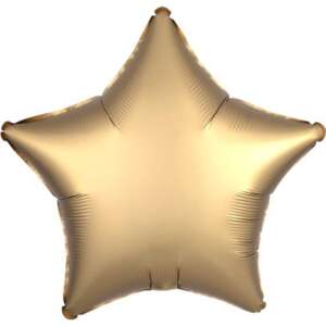Anagram 19" STAR Gold Sateen Satin Luxe