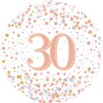 Single 18" 30th Birthday Foil Balloons (Various Designs)