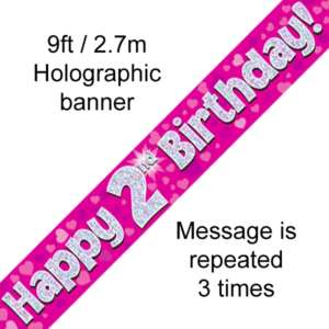 Young Ages Birthday Banners
