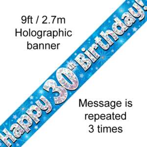 30th Birthday Banners