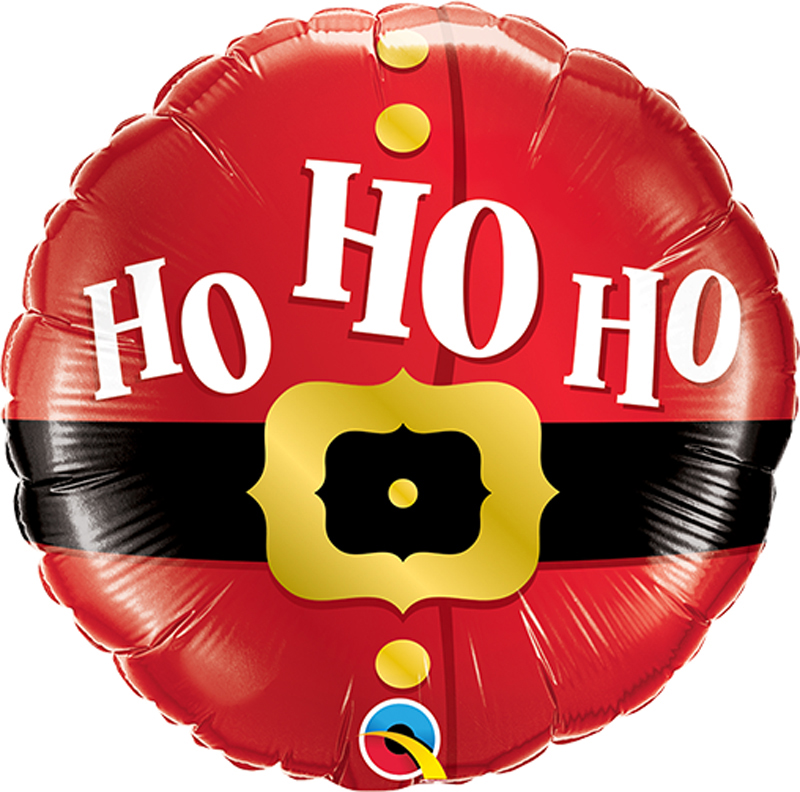 Qualatex 18" RND Ho Ho Ho Santa
