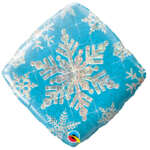 18" DIAMOND HOLOGRAPH 01CT SNOWFLAKE SPARKLES BLUE