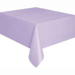 Unique Lavender Rectangular Tablecover 1.37m x 2.74m