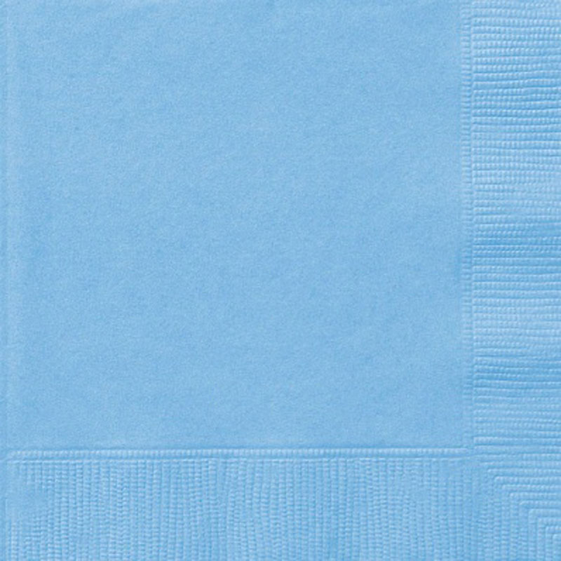 Unique 13" Powder Blue Napkin 20ct