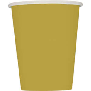 Unique Paper Cups Plain Gold (14ct)