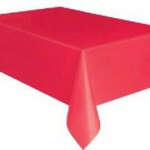 Unique Red Rectangular Tablecover 1.37m x 2.74m