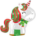 Anagram 21" Xmas Unicorn Jr Shape