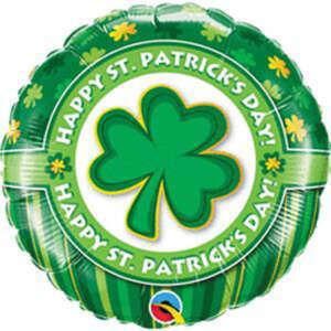 QUALATEX 18" RND HAPPY ST. PATRICK'S DAY!