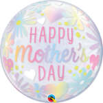 Mother's Day Single 22" Bubble Balloons (Various Designs)