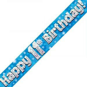 Oaktree Age 11 Blue Banner 2.7m