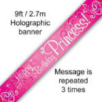 Oaktree Birthday Princess Banner 2.7m