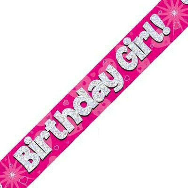 Oaktree Birthday Girl Banner 2.7m