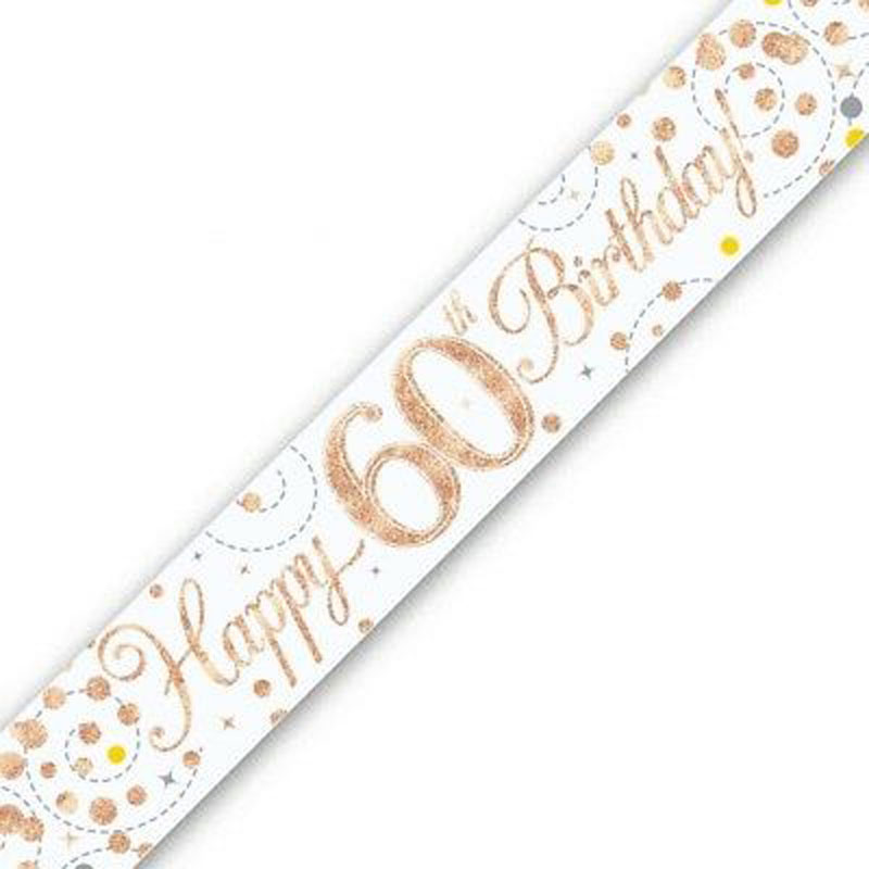 Oaktree Age 60 Rose Gold Fizz Banner 2.7m