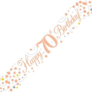 Oaktree Age 70 Rose Gold Fizz Banner 2.7m