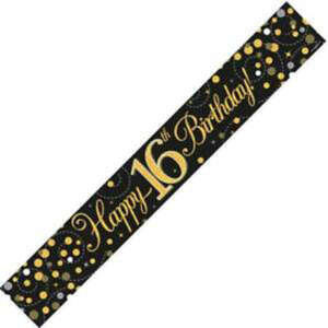 Oaktree 16th Black Gold Fizz Banner