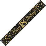 Oaktree Age 18 Black Gold Fizz Banner 2.7m