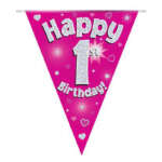 Oaktree Age 1 Pink Bunting 3.9m
