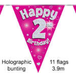 Oaktree Age 2 Pink Bunting 3.9m