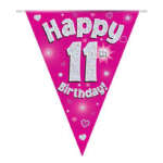Oaktree Age 11 Pink Bunting 3.9m