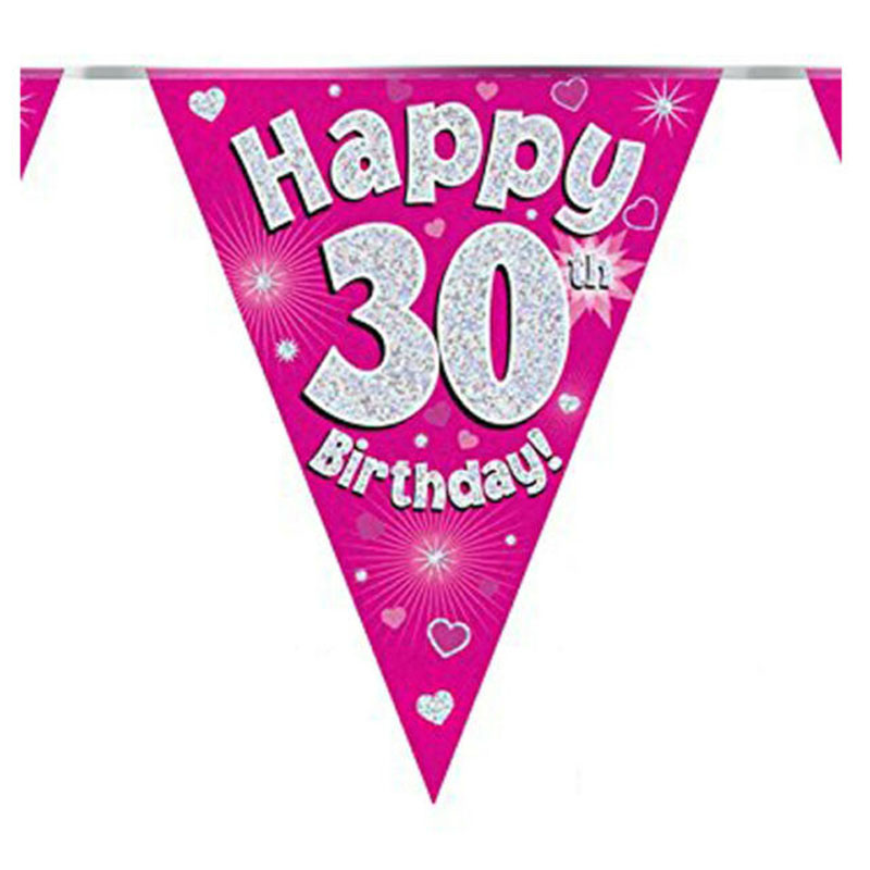 Oaktree Age 30 Pink Bunting 3.9m