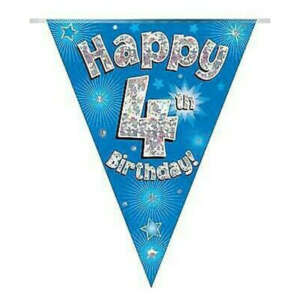 Oaktree Age 4 Blue Bunting 3.9m