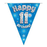 Oaktree Age 11 Blue Bunting 3.9m