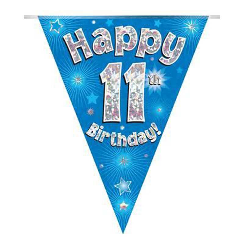 Oaktree Age 11 Blue Bunting 3.9m