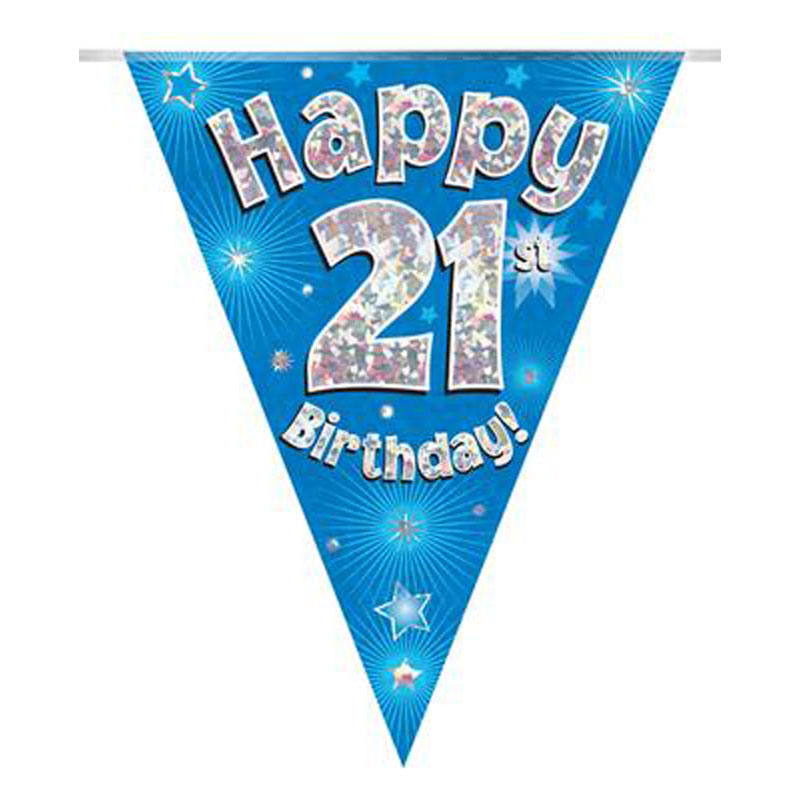 Oaktree Age 21 Blue Bunting 3.9m