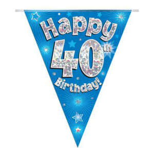 Oaktree Age 40 Blue Bunting 3.9m