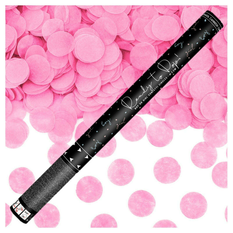 Ready To Pop Gender Reveal Confetti Cannon 60cm - Image 2