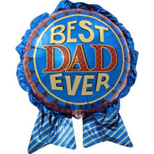 North Star 29" Best Dad Ever Rosette Supershape