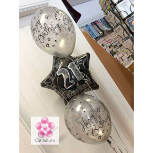 3 Tier Foil and Latex Birthday Bouquet