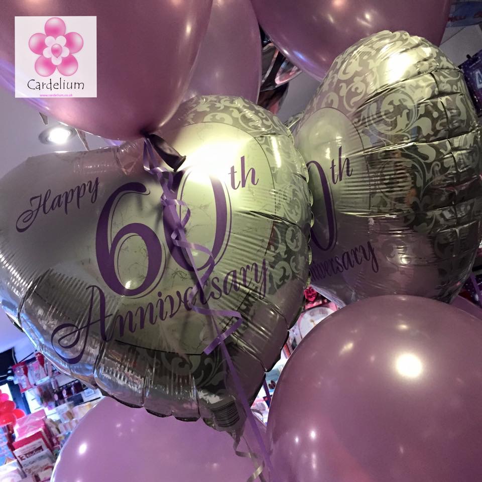 3 Tier Foil and Latex Wedding Anniversary Bouquet - Image 2