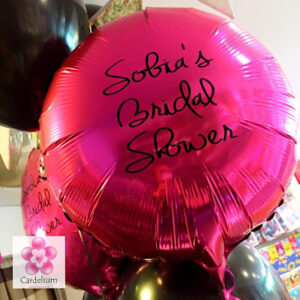 3 Tier Foil and Latex Bride to Be Bouquet