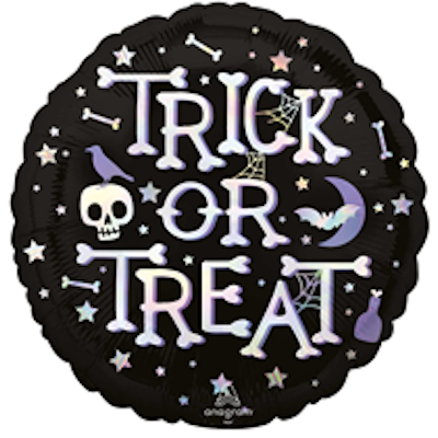Anagram 18" RND Trick or Treat Bones