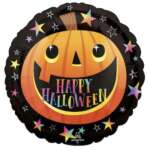 Anagram 17" RND Happy Halloween Pumpkin