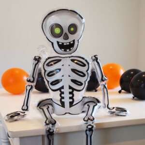 Anagram Sitting Skeleton Multi Balloon