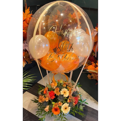 Hot Air Balloon Floral Arrangement - Image 3