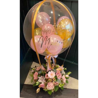 Hot Air Balloon Floral Arrangement - Image 4