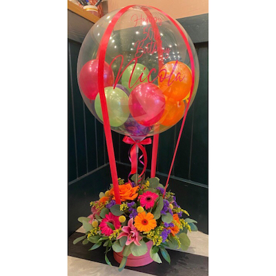 Hot Air Balloon Floral Arrangement - Image 10