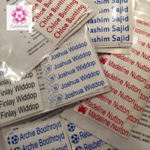Iron On Name Labels x 50