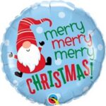 18" RND 01CT MERRY CHRISTMAS GONK