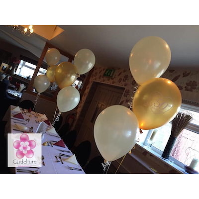 3 Tier Wedding Anniversary Latex Bouquet - Image 2