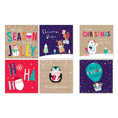Festive Wonderland 30 Christmas School Cards (Cute) - Image 2