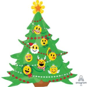 Anagram 34" Emoji Xmas Tree