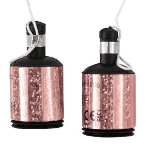 Unique Rose Gold Party Poppers 20ct