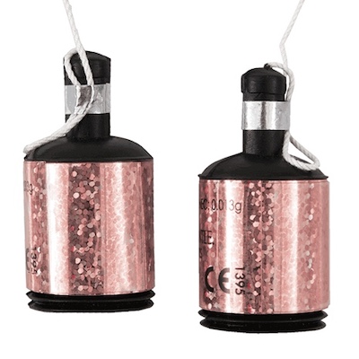 Unique Rose Gold Party Poppers 20ct